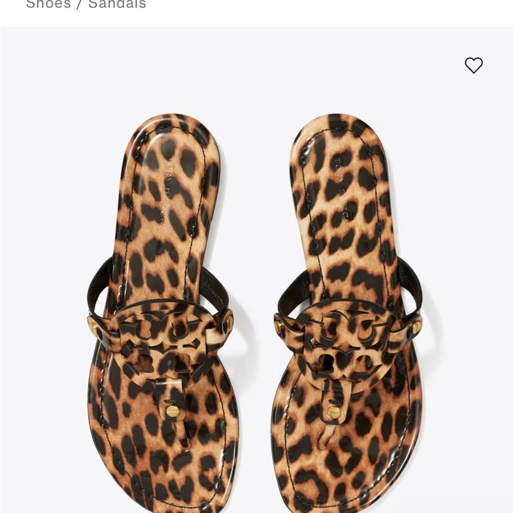 Tory Burch Miller Leopard Print Sandals - Picture 2 of 8